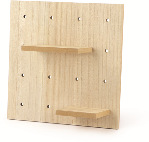 Graine Creative GC Vierkante Houten Planken 30,5x30,5x10 cm