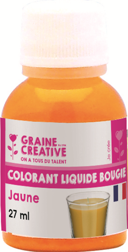 Graine Creative GC Vloeibare Kaarsen Kleurstof 27 ml Geel