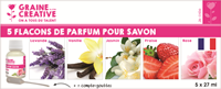 Graine Creative coffret huiles parfumées savon fleurs et herbes 5x27 ml