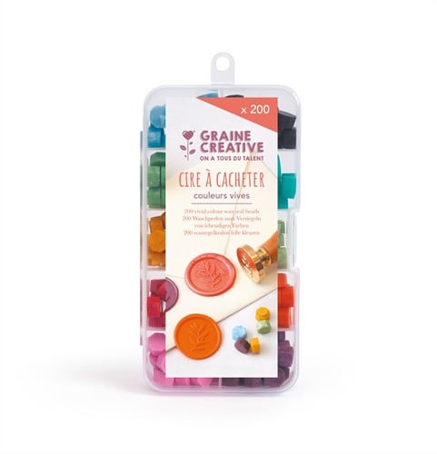 Graine Creative GC Zegelwas Set 200 stuks Brights