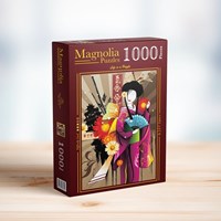 Magnolia legpuzzel Geisha - 1000 stukjes kleurrijk puzzelplezier-2