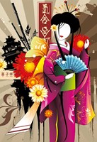 Magnolia legpuzzel Geisha - 1000 stukjes kleurrijk puzzelplezier