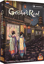 White Goblin Games bordspel Geisha's Road strategie Kyoto 10+ jaar
