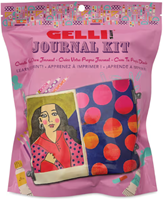 Gelli Arts set créatif journal - kit de démarrage gel printing 24x19,5x6 cm