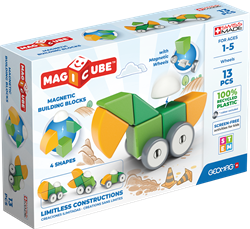 Geomag MagiCube 4 Shapes Recycled Wheels 13 delig