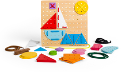 Bigjigs Geometrische Lace-A-Shape