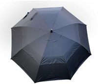 Masters paraplu de golf protection UV noir 32 pouces - résistant au vent
