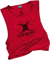 Gilbert maillot rugby polyester rouge garçons - vêtement sport rugby