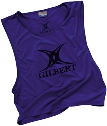 Gilbert chasuble rugby polyester garçon bleu vêtement sportif