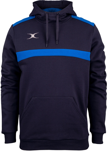 Gilbert Hoodie Photon Bleu - Vêtement de rugby pour enfants 11-12 ans