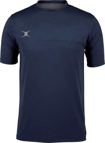 Gilbert rugby shirt dames donkerblauw katoen sportief - W 14