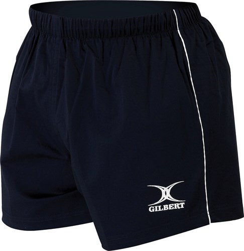 Gilbert short de rugby pantalon sport bleu - 2xs pour adultes