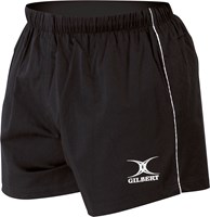 Gilbert short de rugby sport noir 2xs - short de match confortable