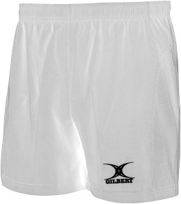 Gilbert short de rugby Virtuo Match blanc XS short sport polyester