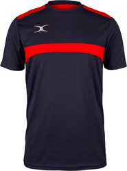Gilbert T-shirt Photon Blauw Rood - Kinderen - 128 - Sportshirt