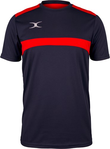 Gilbert sport T-shirt Photon blauw rood L - ademend trainingsshirt