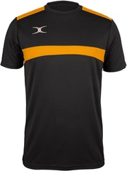Gilbert T-shirt Photon zwart geel XS sportshirt heren