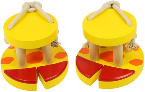 BigJigs houten loopklossen - Giraffe speelgoed voor kinderen