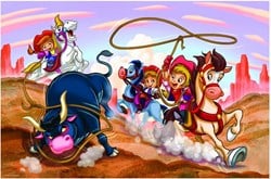 Eurographics Girl Power - Cowgirls - 100 stukjes