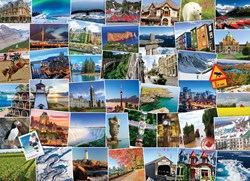 Eurographics puzzel Globetrotter Canada - 1000 stukjes
