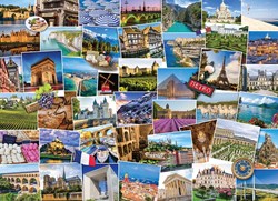 Eurographics puzzel France - Globetrotter - 1000 stukjes