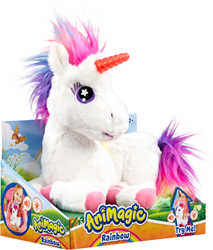 Goliath eenhoorn pluche Rainbow Magische knuffel met licht en geluid
