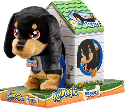 Animagic Waggles Hond Interactieve Knuffel