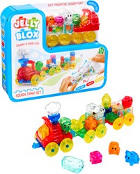 Goliath Jelly Blox zachte trein bouwblokken set - sensorisch speelgoed