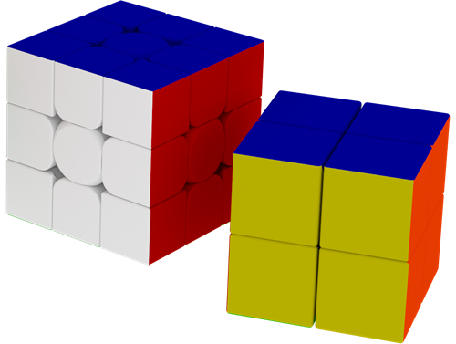 Goliath speedcube puzzle Nexcube Combo 3x3 2x2 - jeu d'adresse-2