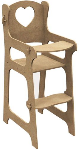 Gomille Gomille MDF Eetstoel 57x23x30 cm