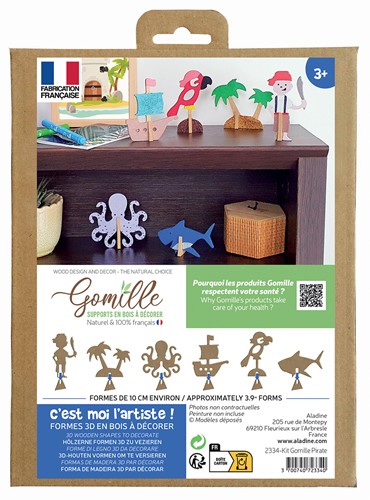 Gomille Gomille MDF Figuren Set Piraten