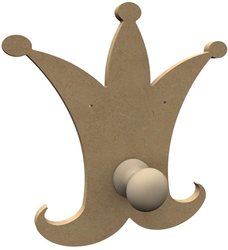 Gomille Gomille MDF Figuur Kapstok Kroon