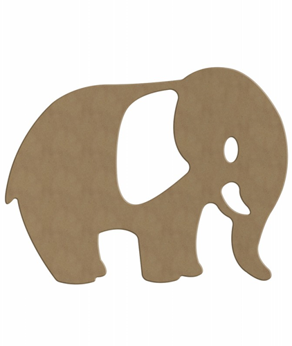 Gomille Gomille MDF Figuur Olifant 25 cm