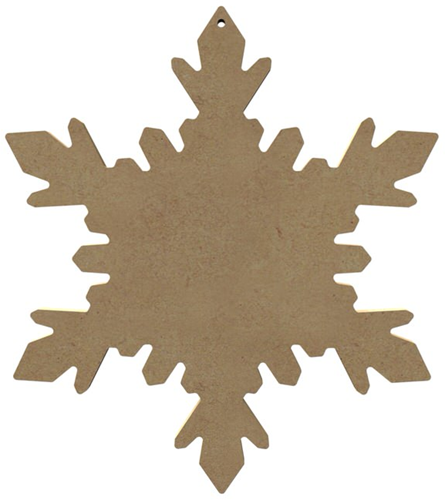 Gomille Gomille MDF Figuur Sneeuwvlok 26 cm