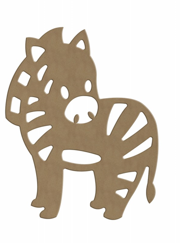 Gomille Gomille MDF Figuur Zebra 25 cm