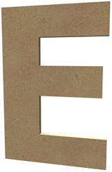 Gomille lettre en bois E 20 cm décoration MDF loisirs créatifs
