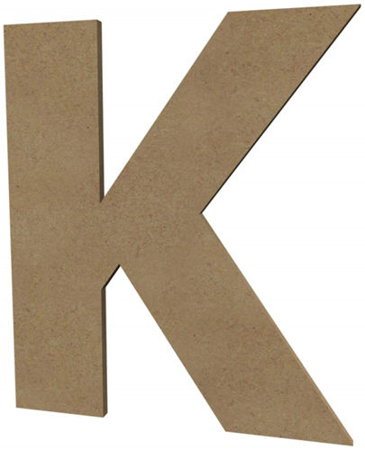 Gomille Gomille MDF Hoofdletter K 20 cm