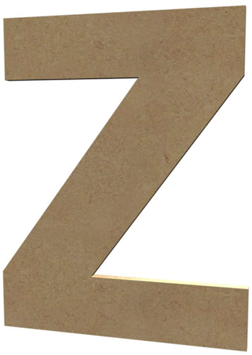 Gomille Gomille MDF Hoofdletter Z 20 cm