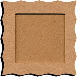 Gomille cadre MDF décoration 22,5x22,5 cm loisirs créatifs