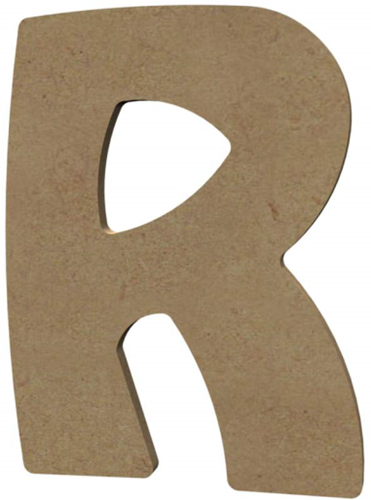 Gomille Gomille MDF Letter R 15 cm