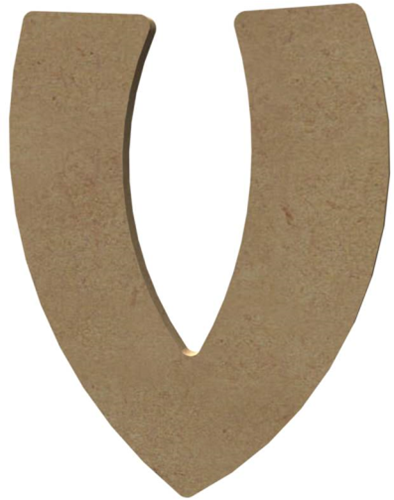 Gomille Gomille MDF Letter V 15 cm