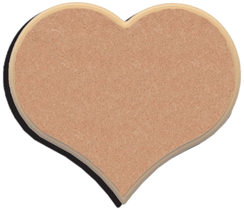 Gomille Gomille MDF Onderzetter Hart 20x20 cm