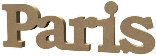 Gomille Gomille MDF Paris 34x10x1,6 cm