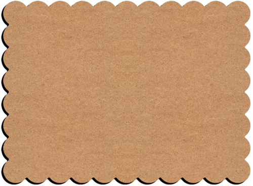 Gomille Gomille MDF Placemat Biscuit 40x30 cm