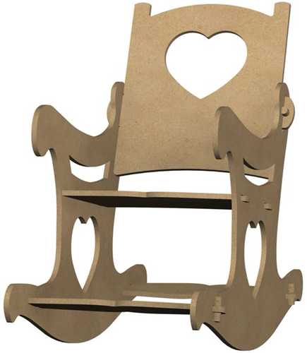 Gomille Gomille MDF Schommelstoel 40x24x50 cm