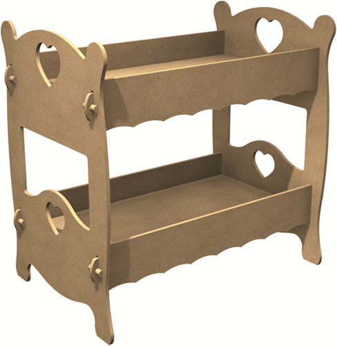 Gomille Gomille MDF Stapelbed 46x31x47 cm