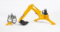 Bruder Bosbouw Accessoires graafarm met grijper - achterlader speelgoed-2