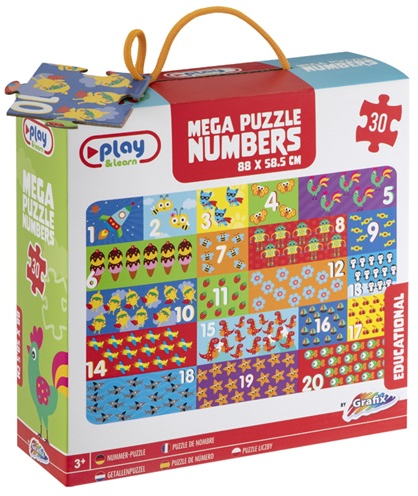 Grafix Grafix Gigantische Cijfers Activiteiten Puzzel 88x58,5 cm
