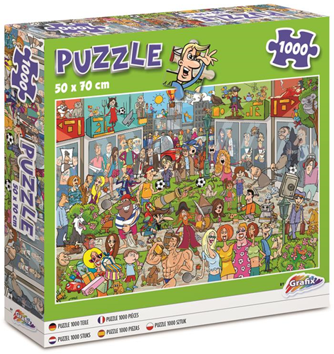 Grafix Grafix Puzzel In het Winkelcentrum 50x70 cm 1000 stukjes