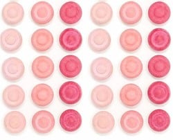 Grapat Houten Mandala Bloemetjes Roze (36 st.)
